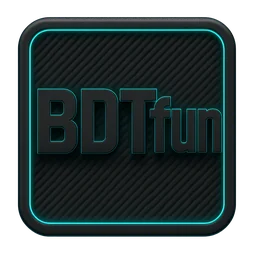 BDTfun লোগো ফুটার